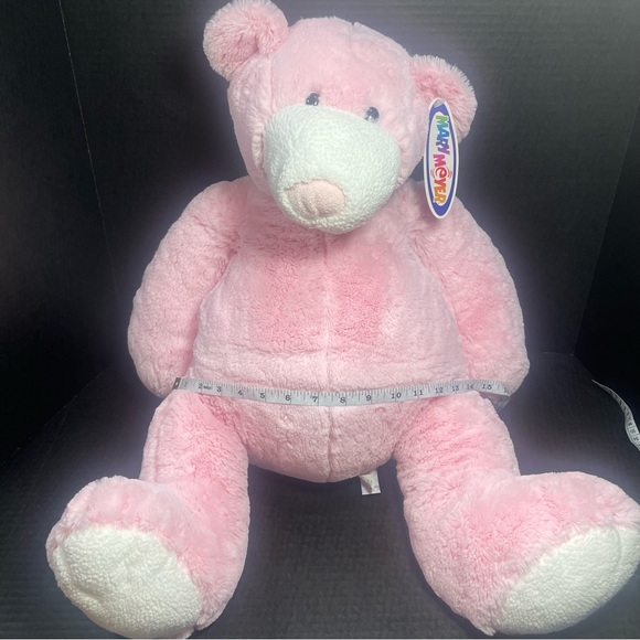 VERY RARE VHTF BNWT Mary Meyer Huge Pink Teddy Bear GORGEOUS IT’s A GIRL! - Picture 6 of 8